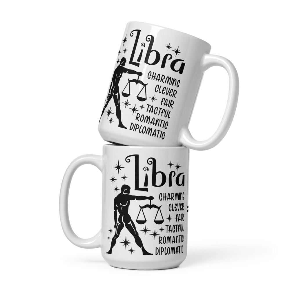 Libra Zodiac Positive Traits 15 oz Mug - https://ascensionemporium.net